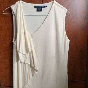 Women’s Ralph Lauren Sport / Cream / V-Neck / Sleeveless top / Size Small